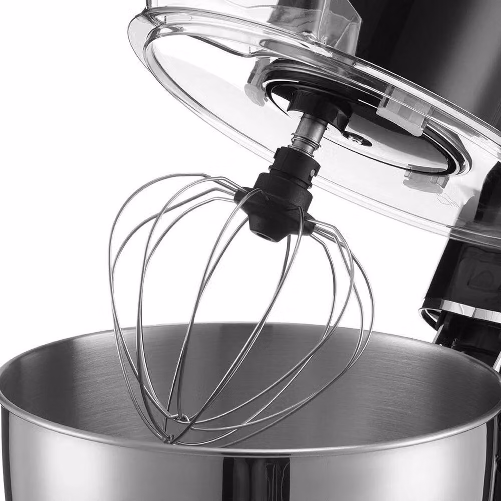 PAWNORA 1500W Electric Stand Mixer with 8L Stainless Steel Bowl, 6-Speed, Black – 2