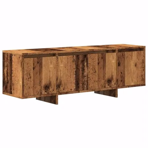 vidaXL Rustic TV Cabinet in Brown Old Wood, W/D/H: 120 x 30 x 40.5 cm – 1