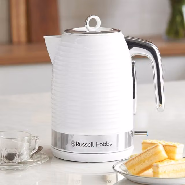 Russell Hobbs Inspire Rapid Boil Kettle, 1.7 l, White