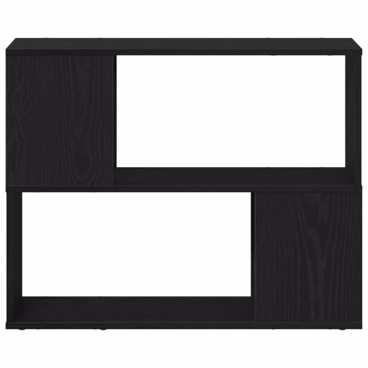Berkfield Home Modern White and Black TV Stand Made of Engineered Wood W/D/H: 80 x 24 x 63 cm – 6