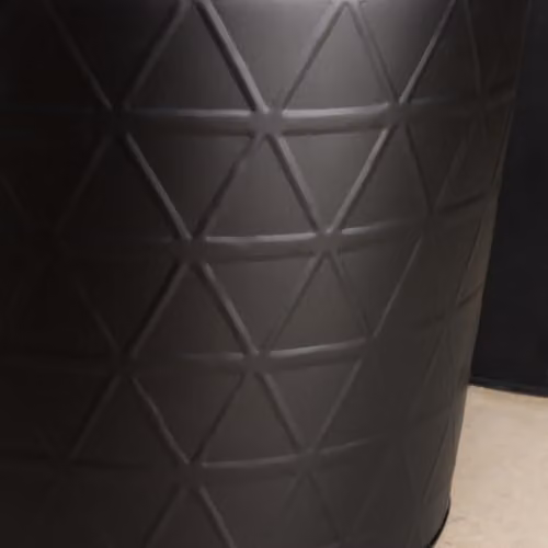 Charles Bentley Yew Large Fireside Log Bucket in Matte Black Iron with Solid Metal Handles, W/D/H: 52 x 52 x 41 cm – 5