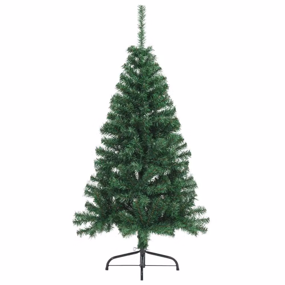 Berkfield Home Beautiful Artificial Half Christmas Tree with Stand, Green, Height: 120 cm – 3