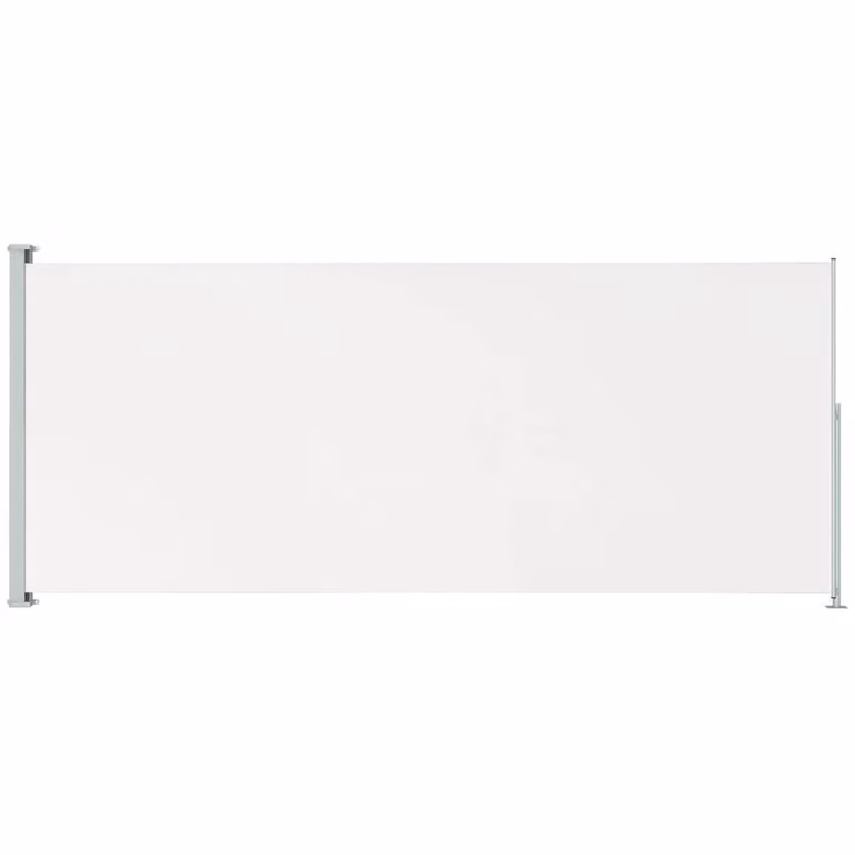 Berkfield Home Retractable Side Awning in Beige Polyester and Steel, W/H: 500 x 220 cm