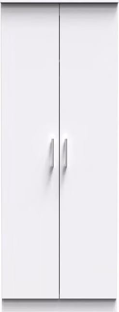 Ready Assembled 2 U Cornwall 2 Door Wardrobe in White