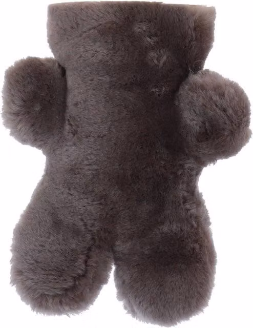 Fenland England Teddy Real Sheepskin Water Bottle in Brown, 2.0 l