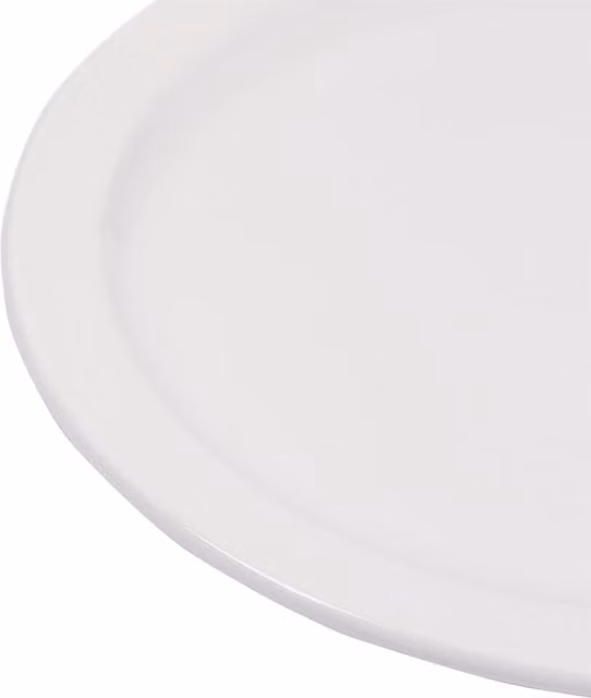 Argon Tableware Classic White Porcelain Dinner Plates, Pack of 24, Diameter: 23 cm
