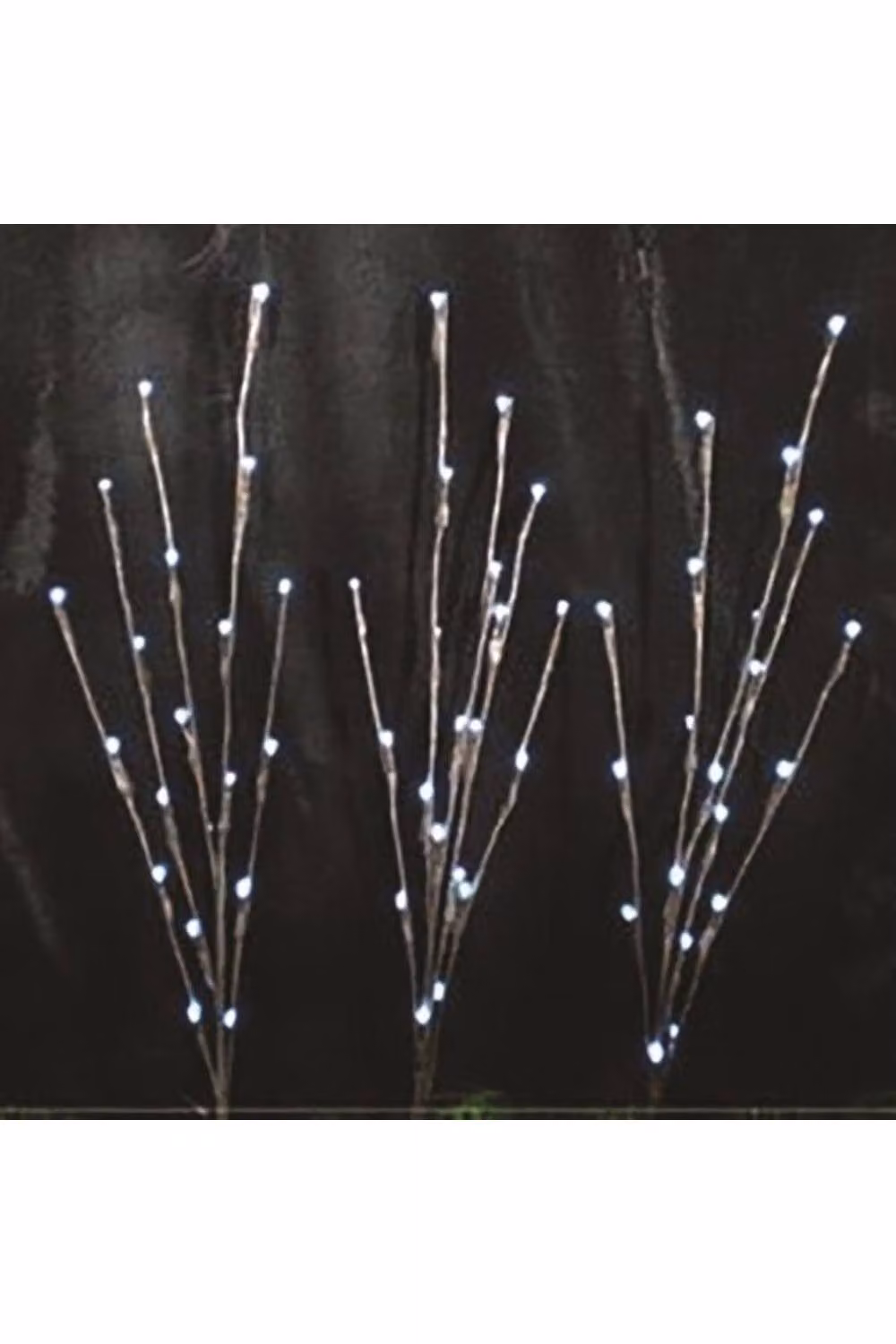KDMD White Light Twig Battery Operated LED Garden Pathway Lights – 2