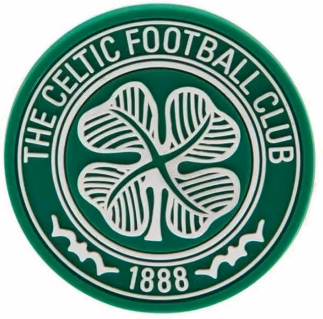 Celtic FC 3D Crest Round Fridge Magnet in Green – 1