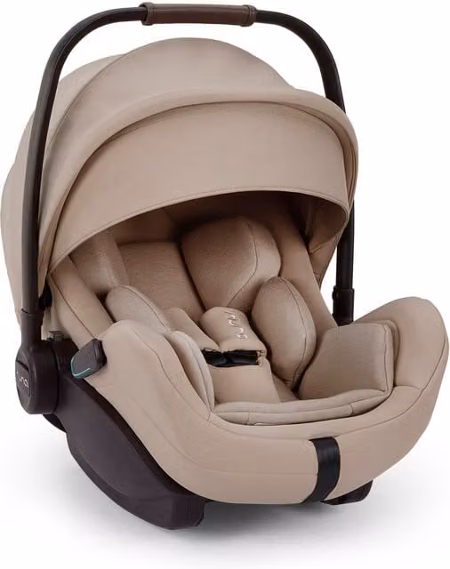 Nuna Arra Flex Car Seat in Chateau Beige with ISOFIX Base and Load Leg
