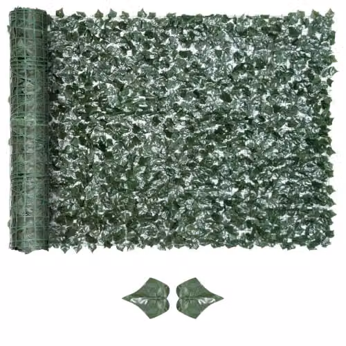 Outsunny Artificial Hedge Privacy Screen, Green, W: 300 cm, H: 150 cm – 1