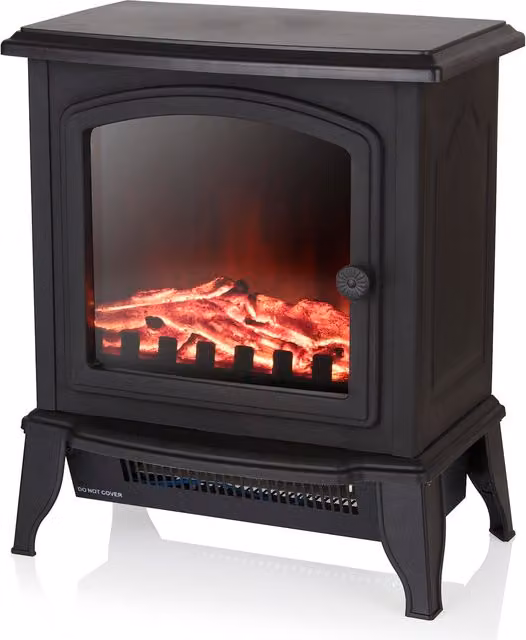 Warmlite Mable Compact Stove Fire, 2000W, Black, W/D/H: 40.0 x 36.6 x 23.5 cm