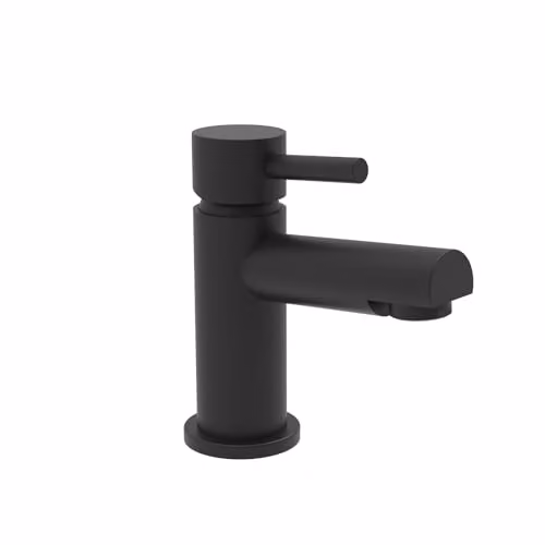 Nes Home Matt Black Single Lever Bathroom Basin Mono Mixer Tap – 1