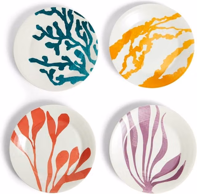 Royal Doulton 1815 Bright Multicolour Porcelain Dinner Plate Set of 4