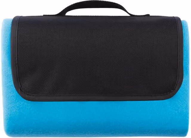 XD Design Plain Blue Picnic Blanket with Carry Handle – 1