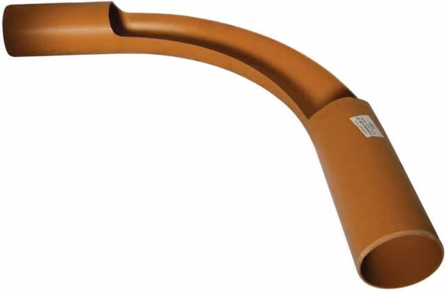FloPlast PVC-U Underground 110mm Rest Bend with Access Point, 87.5 Degree