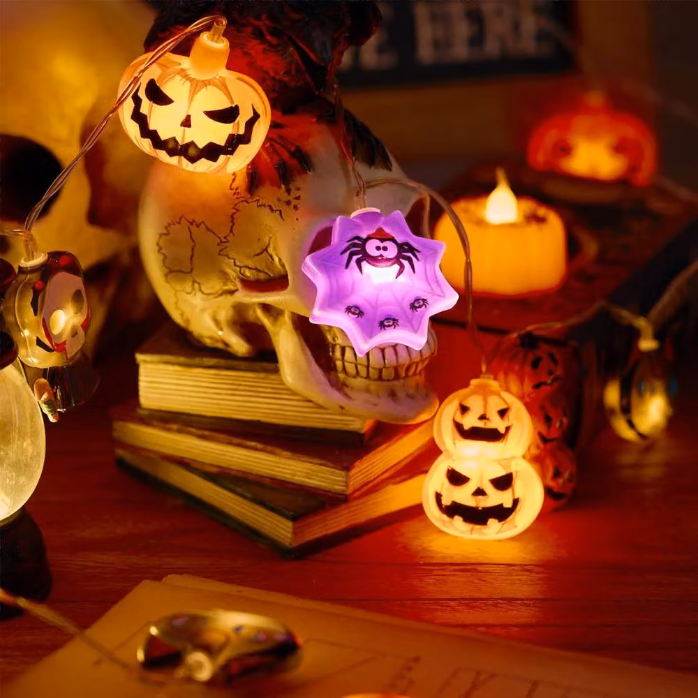 Garwarm 20 LED Multicolour RGB Halloween Fairy Lights with Timer and Battery Operation – 3