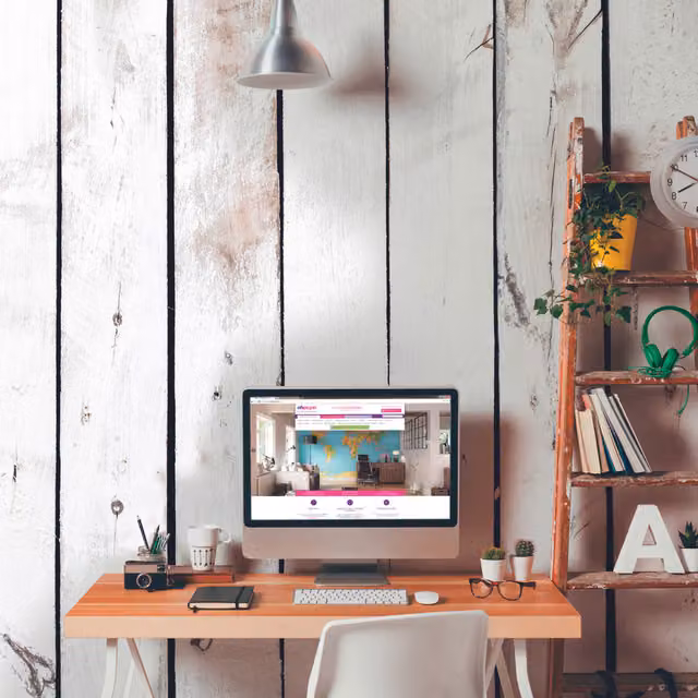 Origin Murals Vintage Wood Effect Wall Mural in White