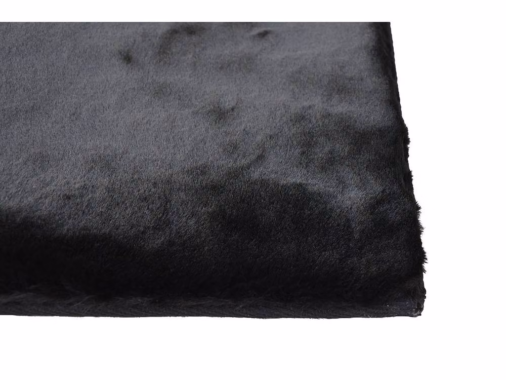 Vente-unique Bunny Shaggy Faux Fur Effect Rug, Black, W: 160 cm, D: 230 cm – 5