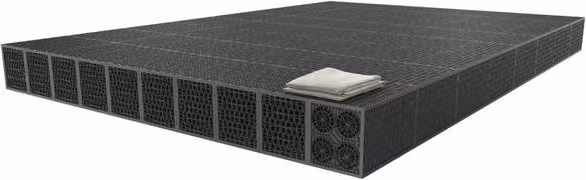 Rainsmart 24 Tonne Shallow Soakaway Crate Set in Black, 10 Cubic Metre Kit