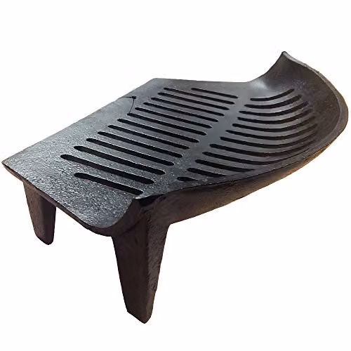Fire Vida Cast Iron Fire Grate, Black, W: 42 cm, D: 27 cm, H: 12 cm