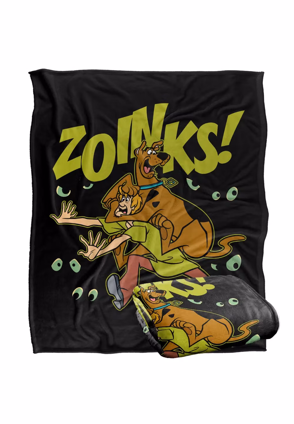 LOGOVISION Scooby Doo Throw Blanket, Multicolour and White, W/D/H: 152 x 127 cm – 6