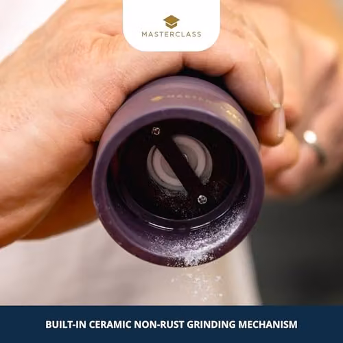 MasterClass Salt or Pepper Mill with Ceramic Grinder, Purple – 3