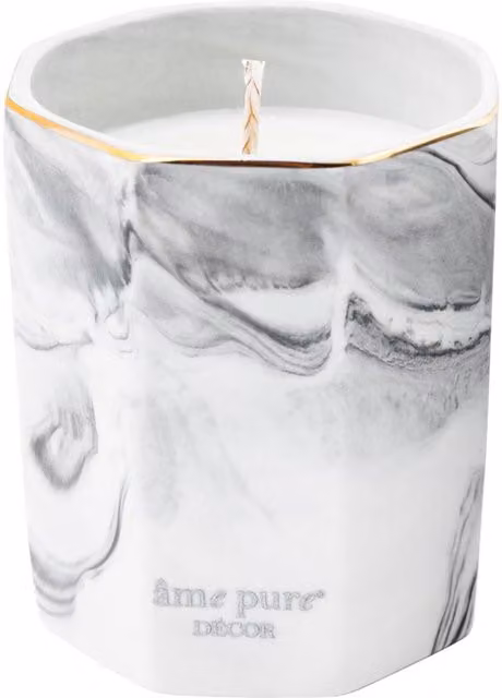 âme pure Salted Caramel Soy Wax Scented Candle in White – 1