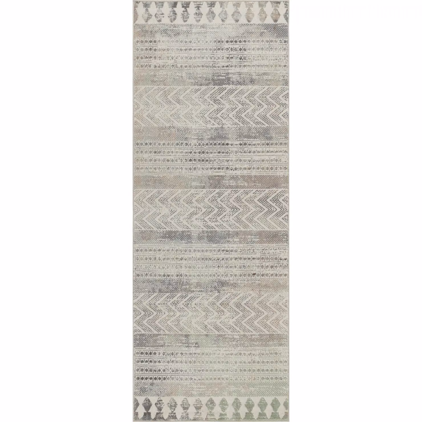 Livabliss Roma Modern Abstract Rug in Grey and White, W: 160 cm, D: 215 cm – 3