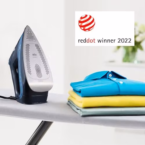 Braun TexStyle 7 Steam Iron with Auto Shut-Off, Blue – 5