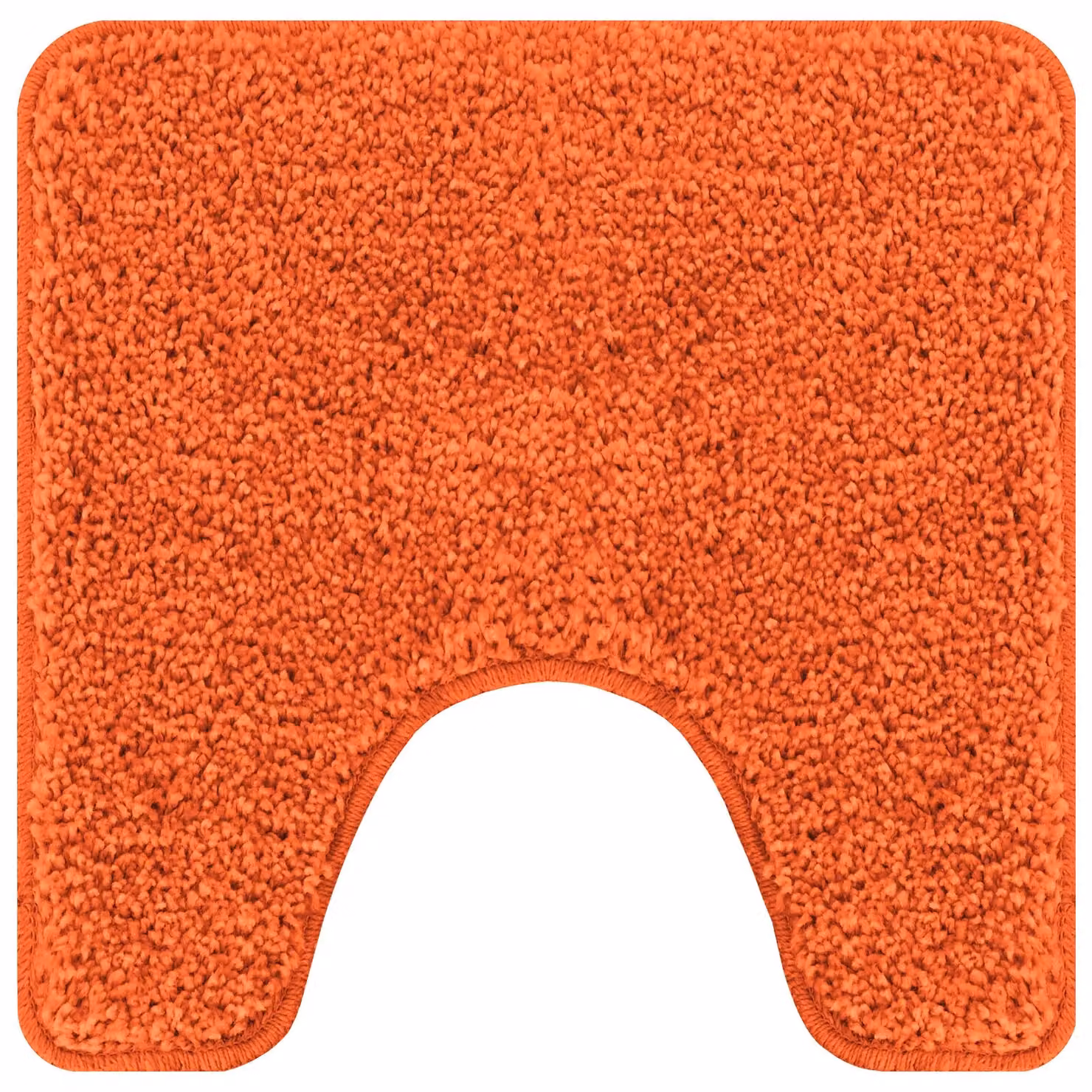 Berkfield Home 2 Piece Non-Slip Orange Bath Mat Set – 2