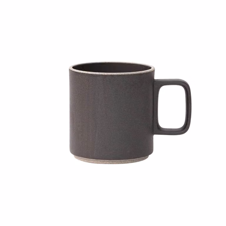 Hasami Porcelain Black Medium Mug