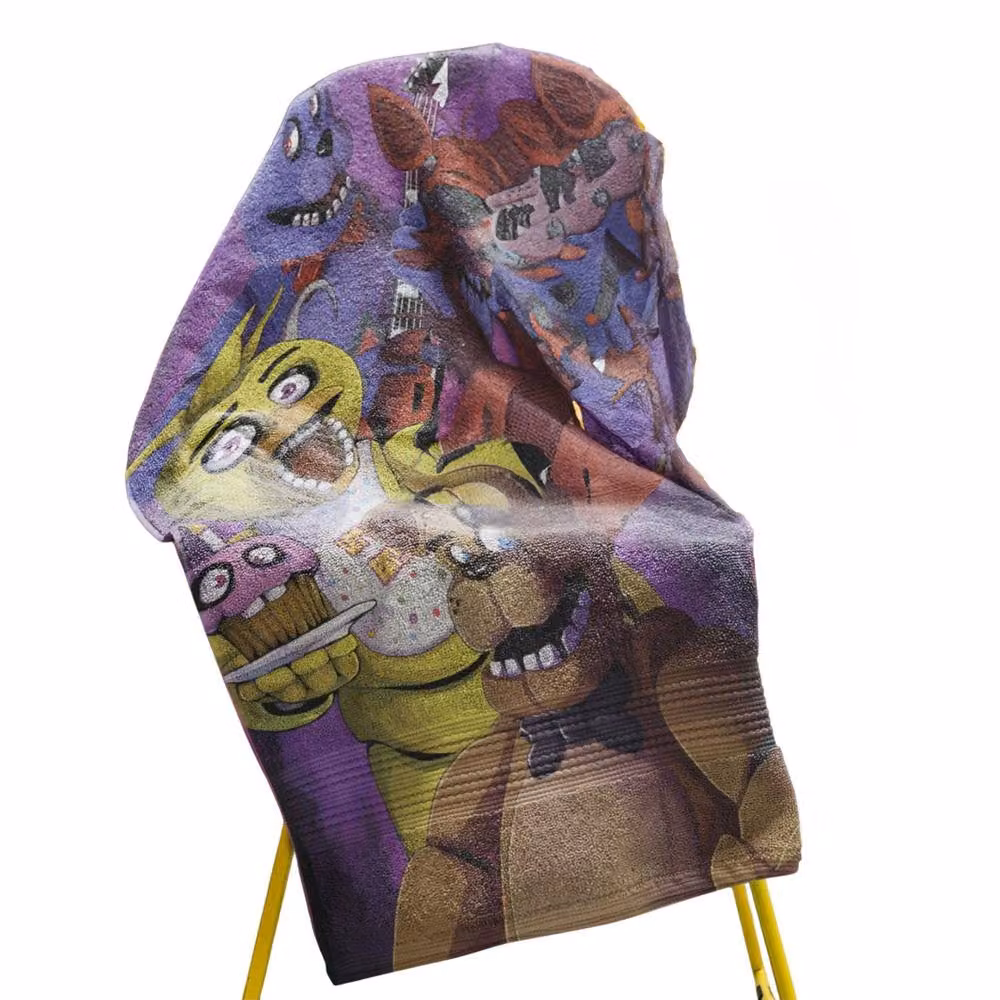 Five Nights At Freddys Freddy Fazbear Multicolour Cotton Towel, W/H: 140 x 70 cm