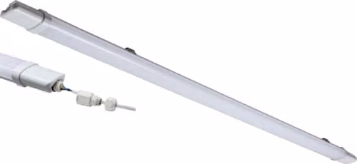 Netlighting Knightsbridge TorlanECO Fast Fix IP65 36W LED Batten, 4000K Cool White, White – 1