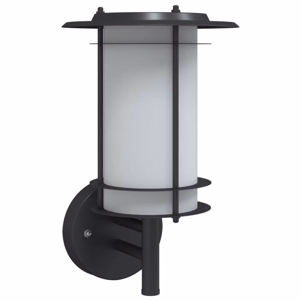 Berkfield Home Black Stainless Steel Modern Outdoor Wall Light for Garden – 2