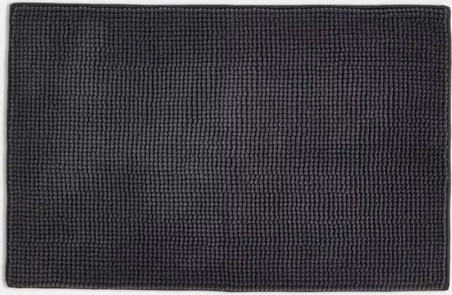 M&S Anthracite Bobble Bath Mat, Quick-Drying and Non-Slip