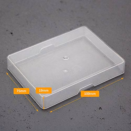 WestonBoxes Plastic Playing Card and Poker Card Storage Boxes, Transparent, Pack of 8 – 2