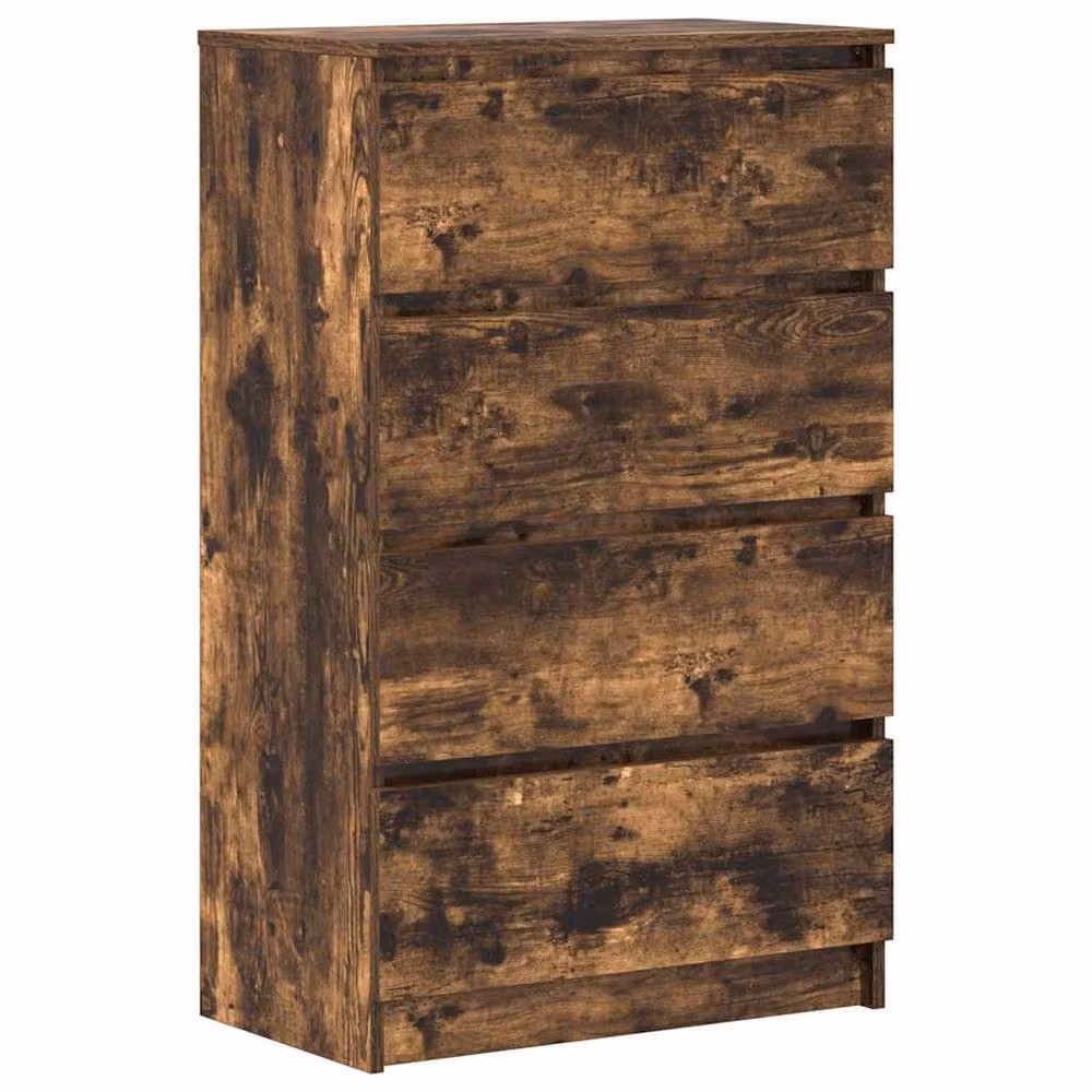 Berkfield Home Smoked Oak Sideboard in Brown, W/D/H: 60 x 35 x 98.5 cm – 2