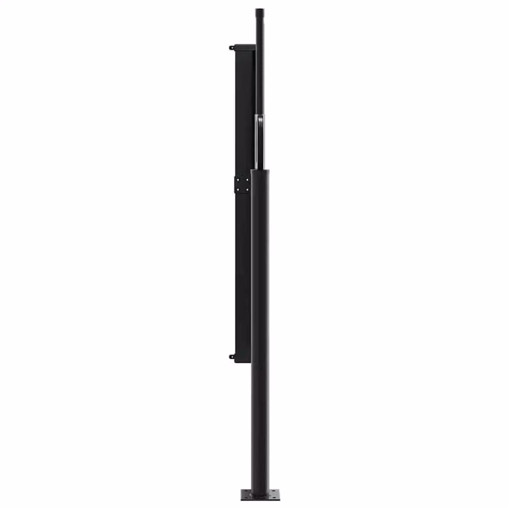 Berkfield Home Retractable Side Awning in Dark Green, W/H: 500 x 100 cm