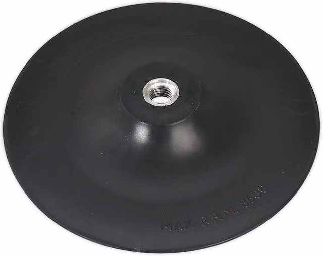 Loops 171mm Grinder and Sander Backing Pad with 5/8 Inch UNC Thread for Angle Grinders, Black and Multicolour