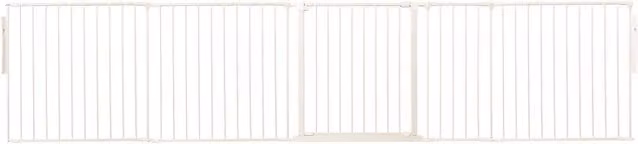 Safetots Premium Multi Panel Room Divider, Black and White, W: 331 cm, H: 70 cm