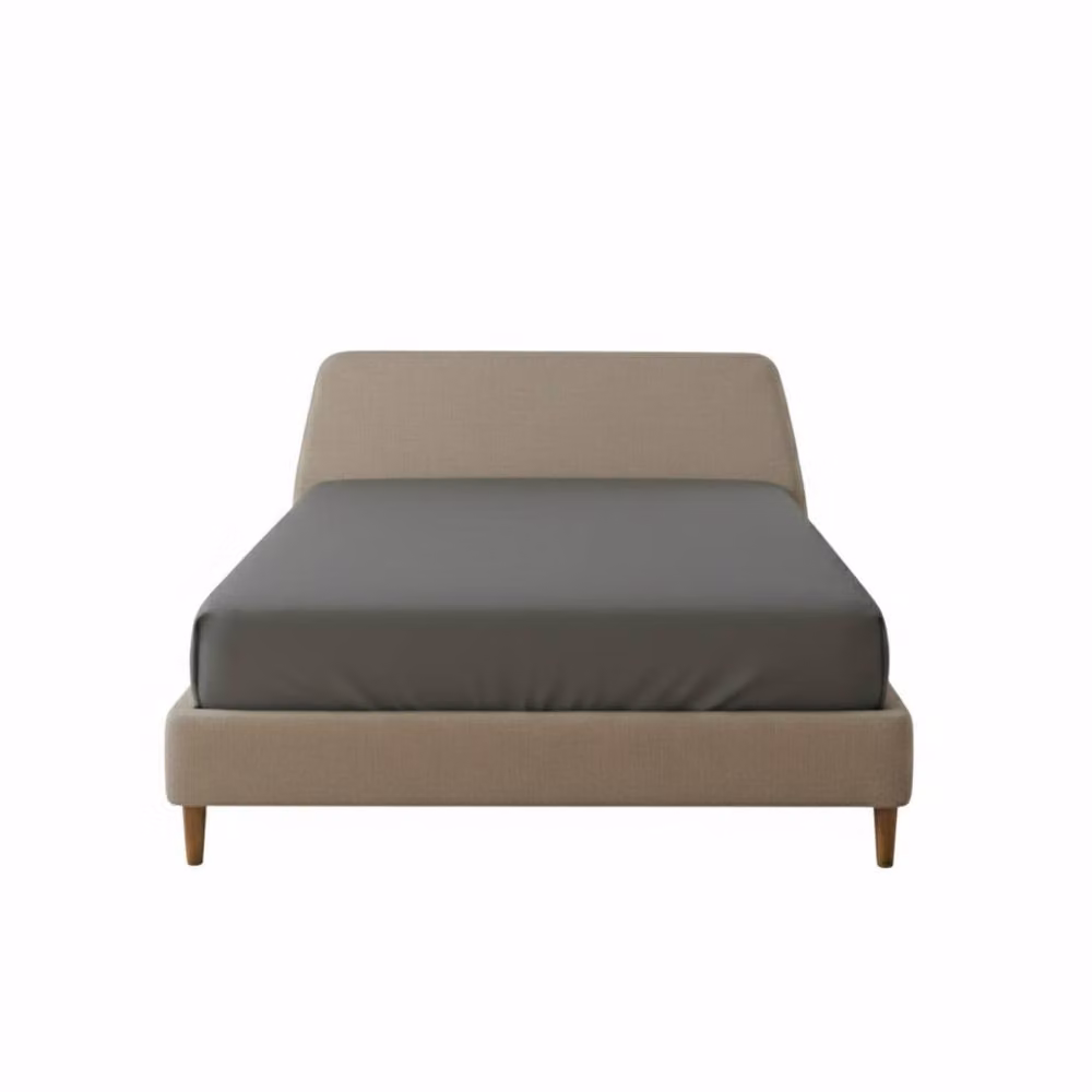 Snug City Grey Flannelette Extra Deep Fitted Sheet, Soft Brushed Cotton, W/D/H: 120 x 200 x 40 cm – 2