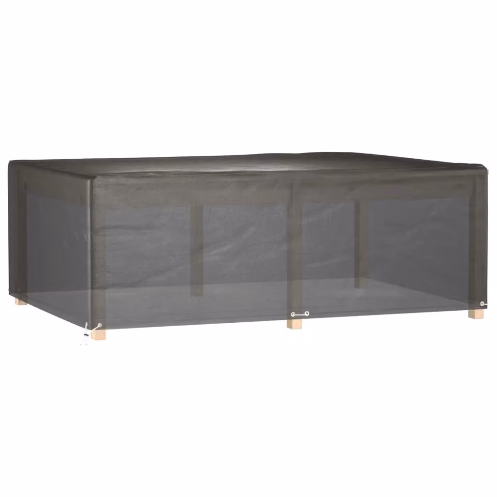 Berkfield Home Rectangular Garden Furniture Covers, 2 Pack, Black, W/D/H: 230 x 165 x 80 cm – 2