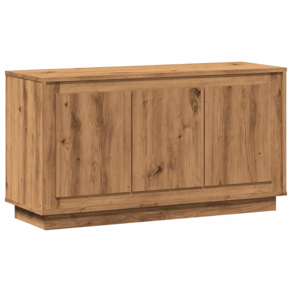 Berkfield Home Artisan Oak Sideboard in Brown, W/D/H: 102 x 35 x 55 cm – 2