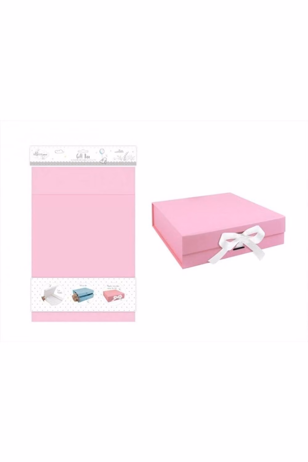 KDMD Medium Baby Pink Cardboard Keepsake Box – 2