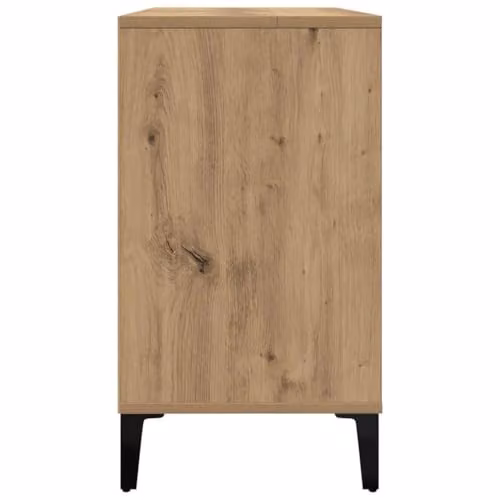 vidaXL Artisan Oak Sink Cabinet in Brown, W: 80 cm, D: 33 cm, H: 60 cm – 4