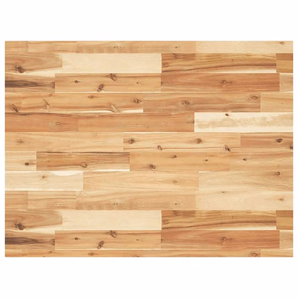 Berkfield Home Versatile Oil Finished Solid Wood Acacia Desk Top in Brown, W/D/H: 80 x 60 x 4 cm – 2