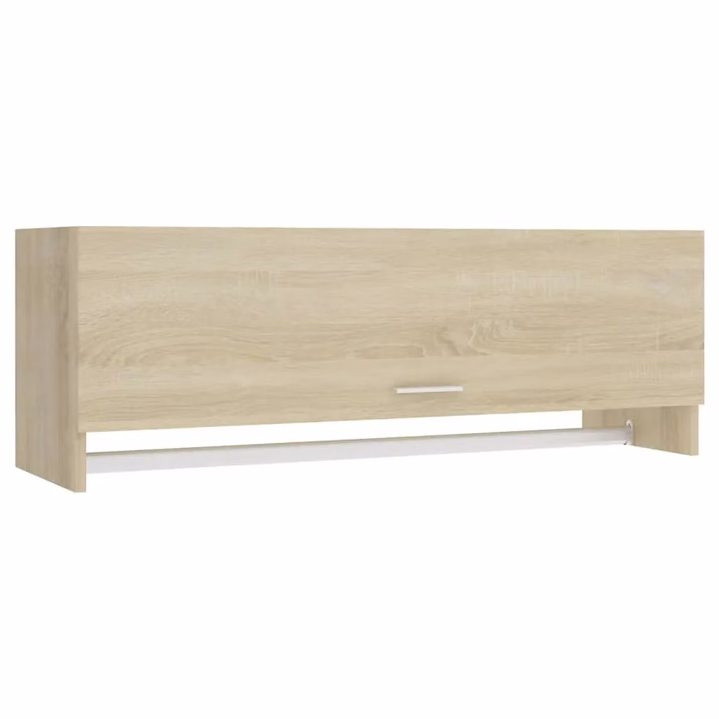Berkfield Home Sonoma Oak Wardrobe, Brown, W/D/H: 100 x 32.5 x 35 cm – 2