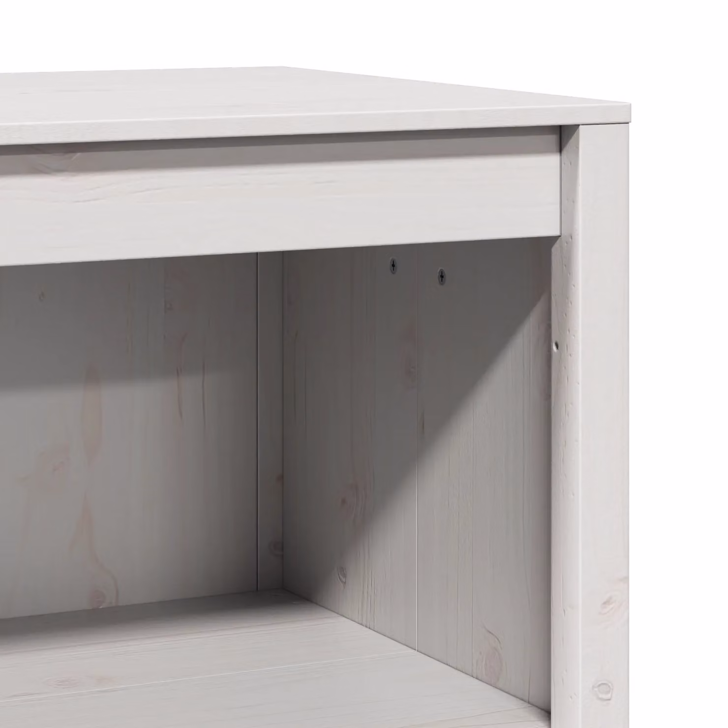 Berkfield Home Outdoor Kitchen Cabinet in White Solid Pine Wood, W/D/H: 106 x 55 x 92 cm – 4