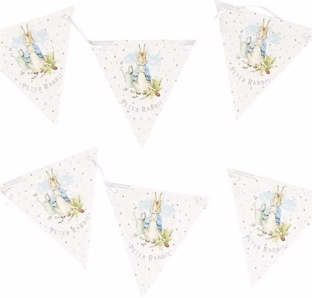 Peter Rabbit Classic Multicolour Animal Pattern Pennant Bunting