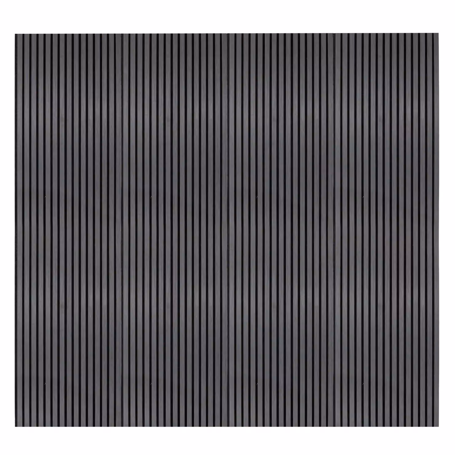 Monstershop Acoustic Slat Wall Panels, 2 Pack, Anthracite Grey MDF Wood Look, H x W x D: 240 x 60 x 1.2 cm – 5